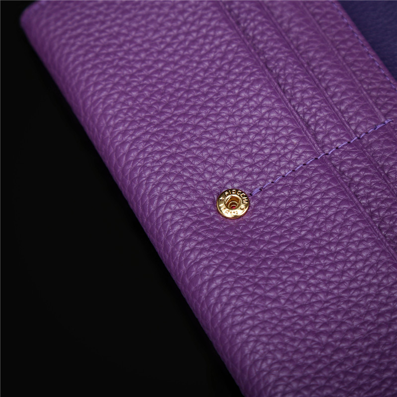 Men'S Handmade Rfid Blocking Genuine Leather Wallet
