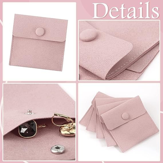 Durable Soft Velvet Jewelry Pouch Lightweight Shockproof