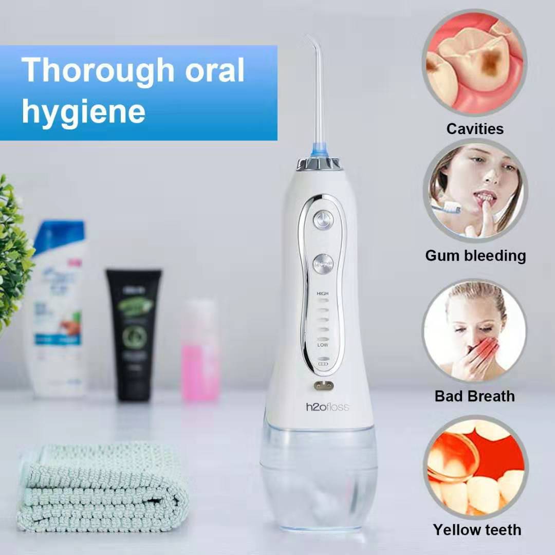 IPX7 Waterproof Cordless Freedom Water Flosser 5 Modes To Clean Teeth