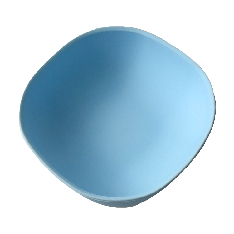 Baby Food Grade Silicone Feeding Bowl Customized Round Shape