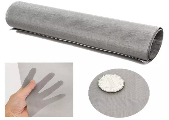 Twilled Dutch Weave 1 Micron Stainless Steel Mesh 1500mm Width Customized