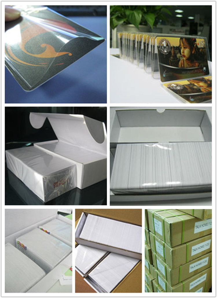 Custom plastic business cards luxury transparent pvc business card printing