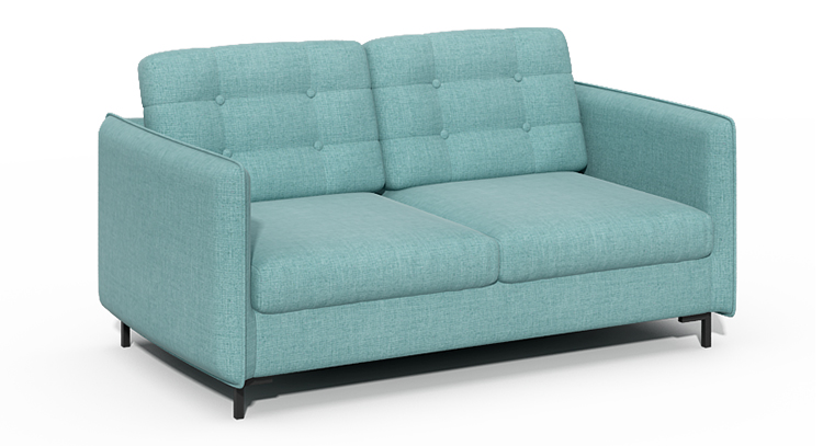 Modern style knitted brushed upholstery linen print fabric for sofa 100% polyester