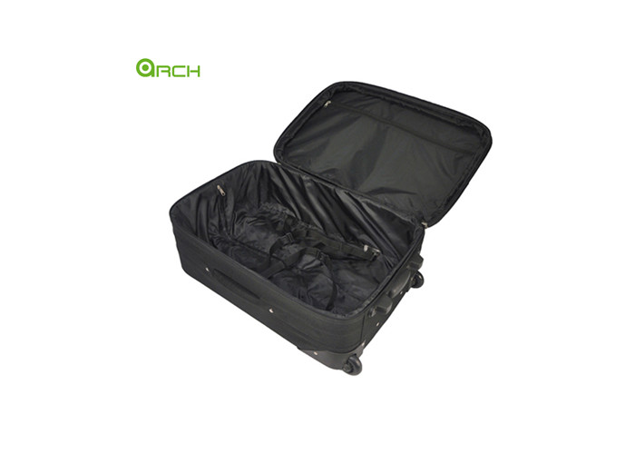Polyester 20" 3 Piece Expandable Cabin Luggage Set With 2 Front Pockets