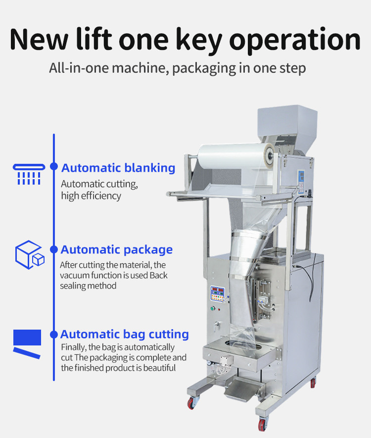 Automatic Vacuum Packaging Machine For Food Chemical Meat Products Dried Fruit Particles