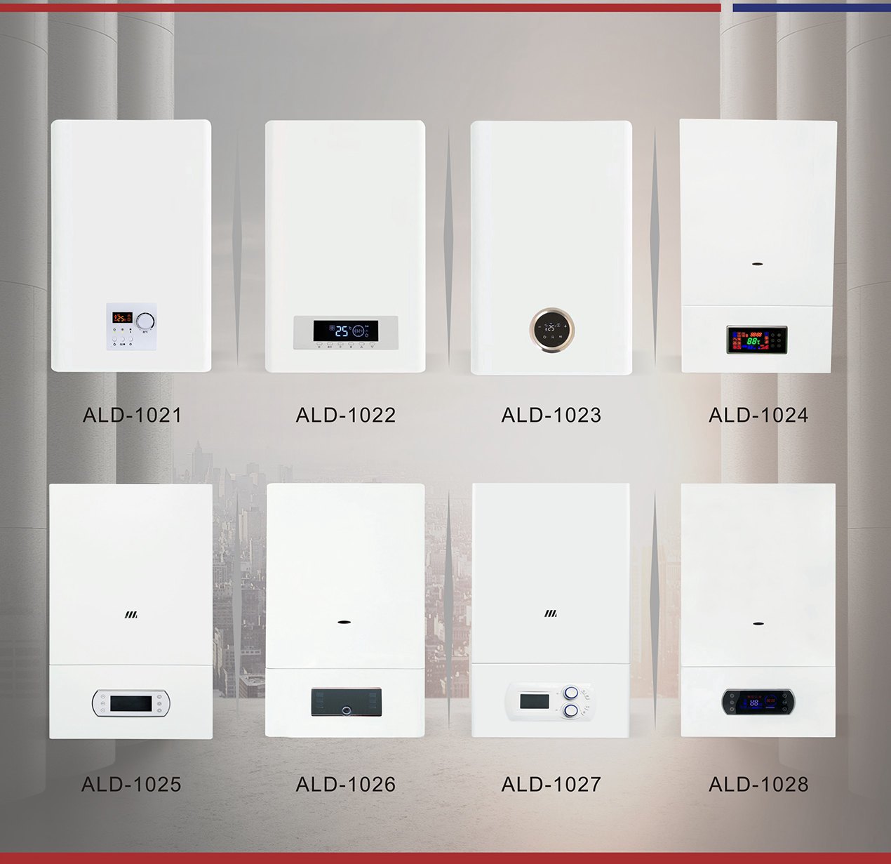 Energy Saving Gas Boiler In Bathroom 20KW Combi Type