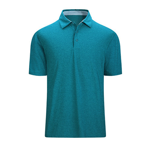Business Leisure OEM T Shirts Gray Lapel Polo Work Shirts With Company Logo