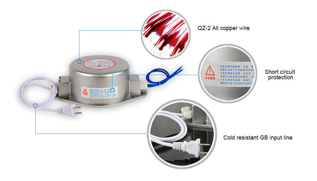 Dustproof Toroidal Type Transformer , High Efficiency Small Toroidal Transformer