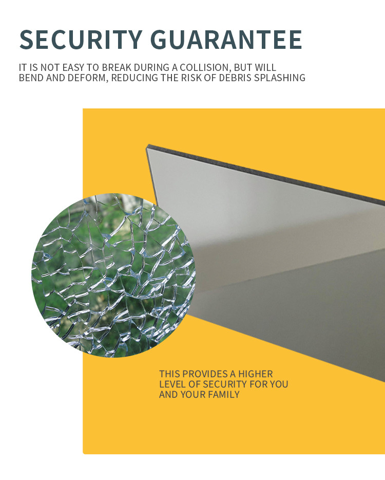 Rectangle Shape RV Window Acrylic Sheet with High Weather Resistance 3mm Thick