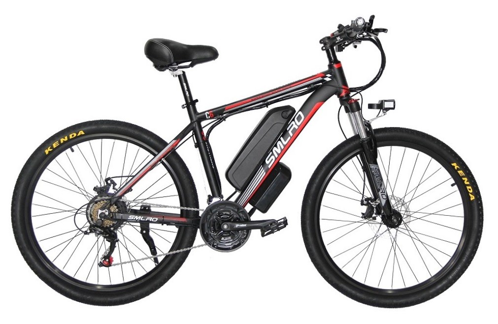 Battery Operated 26 Electric Mountain Bike 48V With 21 Speed Gear