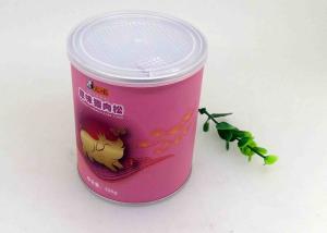 Buy cheap Food Grade Paper Tube Packaging With Air - Tight Easy Peel Off Lid For Nuts product