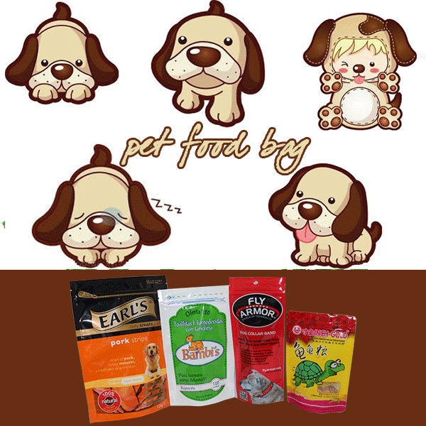 Resealable Cute Stand Up Plastic Bag For Flour Packaging Zipper Top