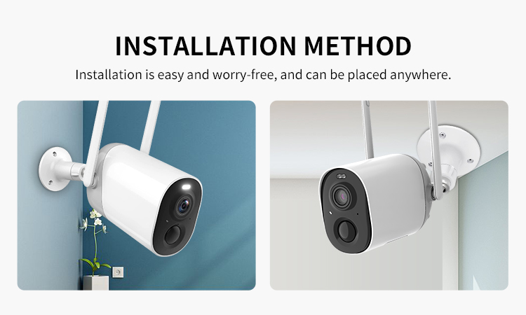 Glomarket Smart Wifi Camera Night Vision Security Camera Video Surveillance Two-way voice intercom can be realized