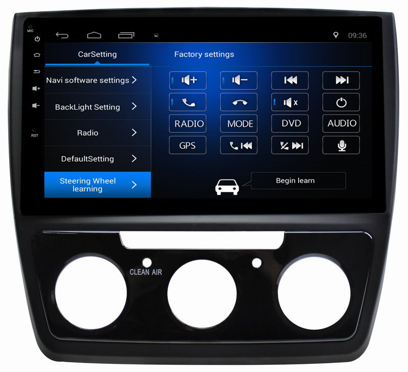 Ouchuangbo car gps head unit audio android 8.1 for Skoda Yeti 2016 support USB SWC wifi AUX radio stereo