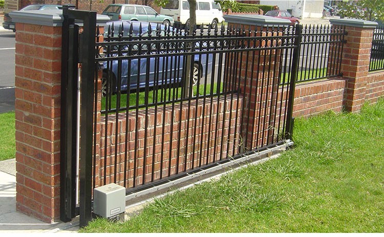 Decorative welded steel picket fence,beautiful-garden fence Steel Tubular Fence ,Garrison Fence for sale