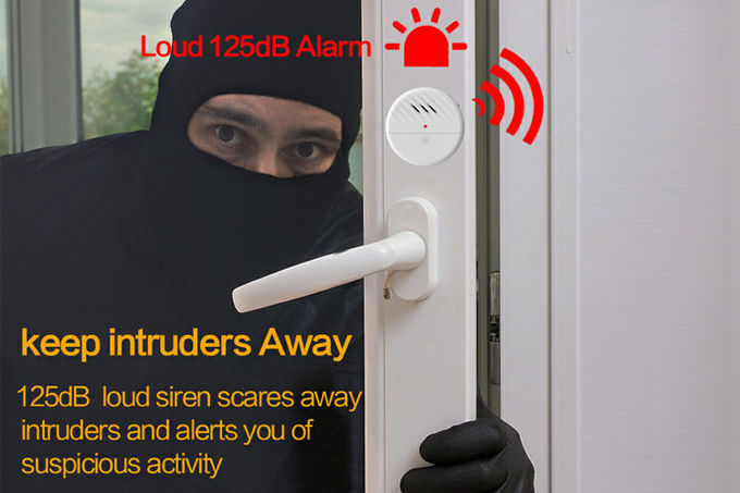 Ariza Wireless Vibration Security Alarm Simple Peel For Window