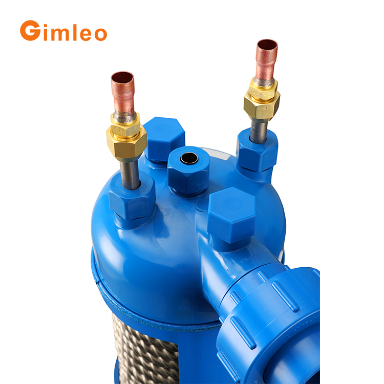 Refrigerant Connector Sea Water Heat Exchanger With And Titanium Tube For Industrial Cooling Systems