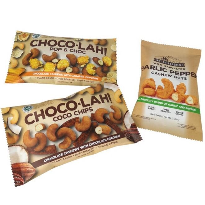 Candy Chocolate Bar Packaging Printed Bopp Plastic Film Roll 30micron