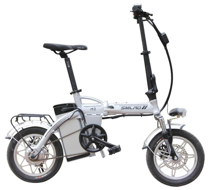 14 Inch Smart Foldable Electric Bike 350w 13Ah Aluminum Alloy Frame