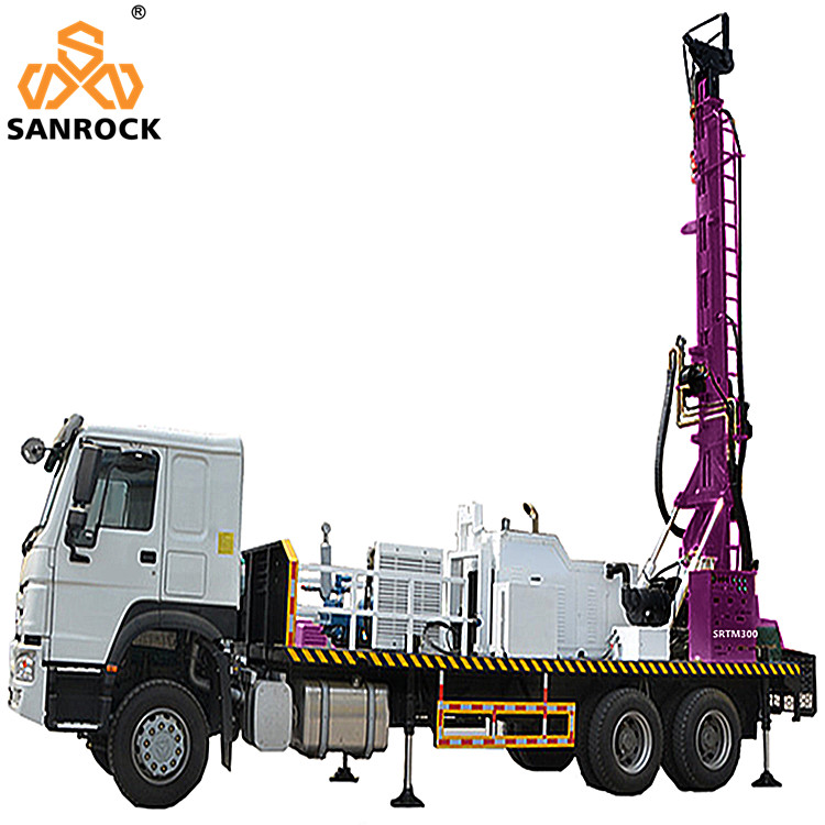 Truck Mounted Water Well Drilling Rig With Mud Pump Deep Well Drilling Equipment