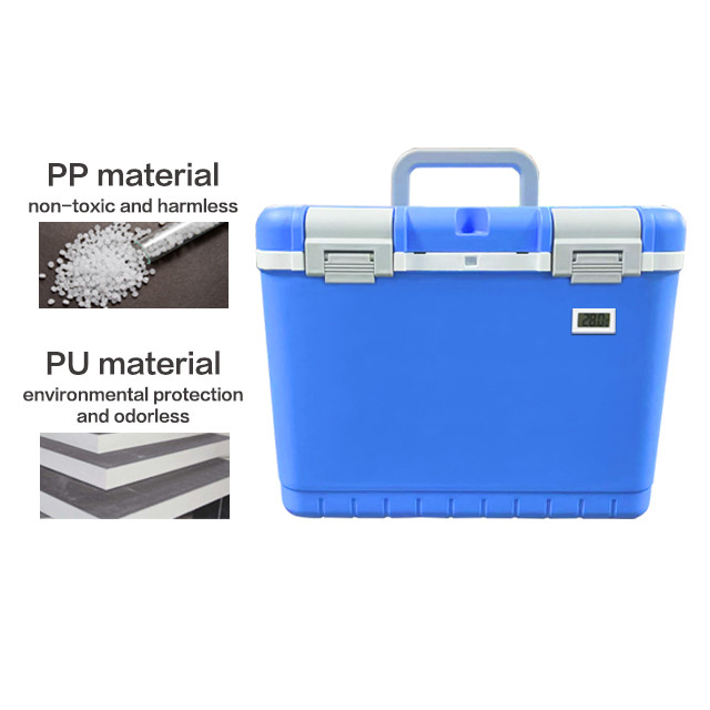 Phefon 10L Medical Cooler Box Temperature Display Support OEM