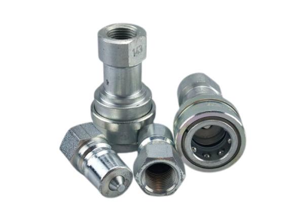 DN 3/16 -- 2 Hose Bore Stainless Steel Quick Connect Coupling Set For Pressure