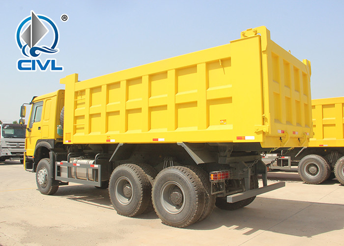 Sinotruk Howo 7 Heavy Duty Dump Truck 6x4 30 - 40T 16m3 Capacity Hw76 Cabin