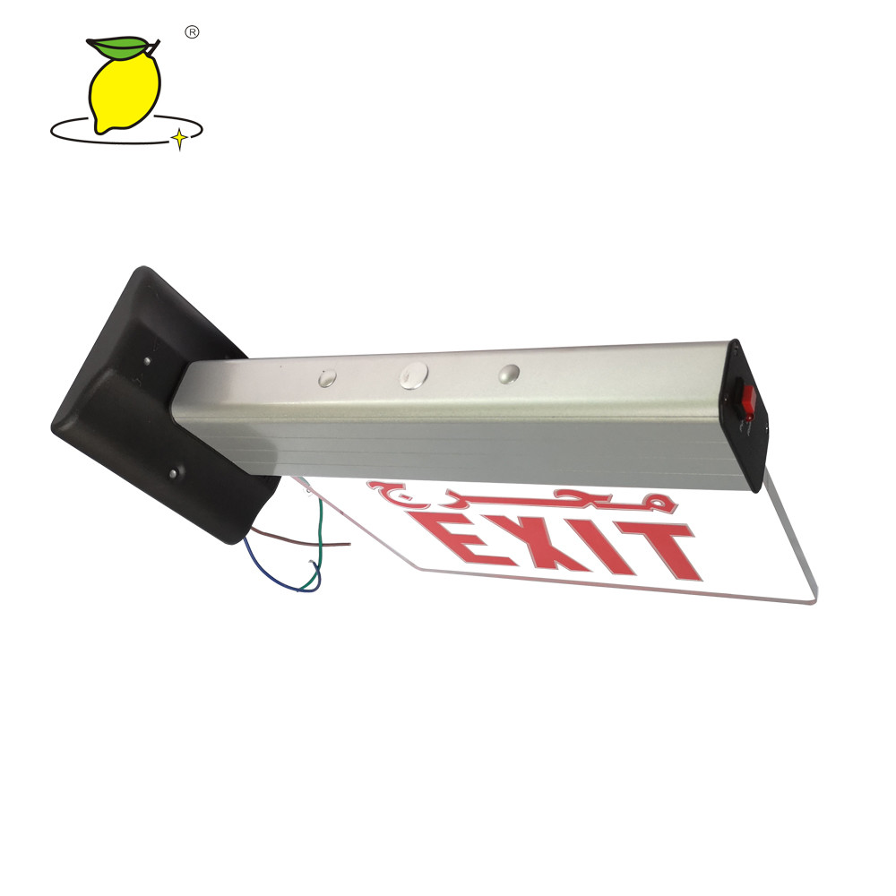 Wall / Ceiling Mounted LED Emergency Exit Sign , Emergency Exit Box Lights