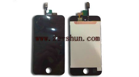 for ipod touch 4 LCD+touchpad complete black