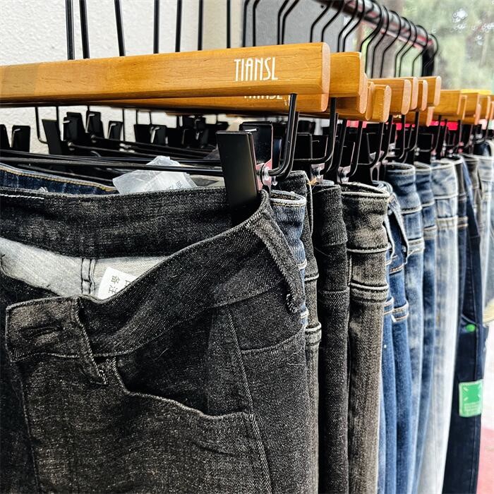 12.8oz Heavy Weight Twill Denim Fabric TC Indigo Cotton Polyester Spandex