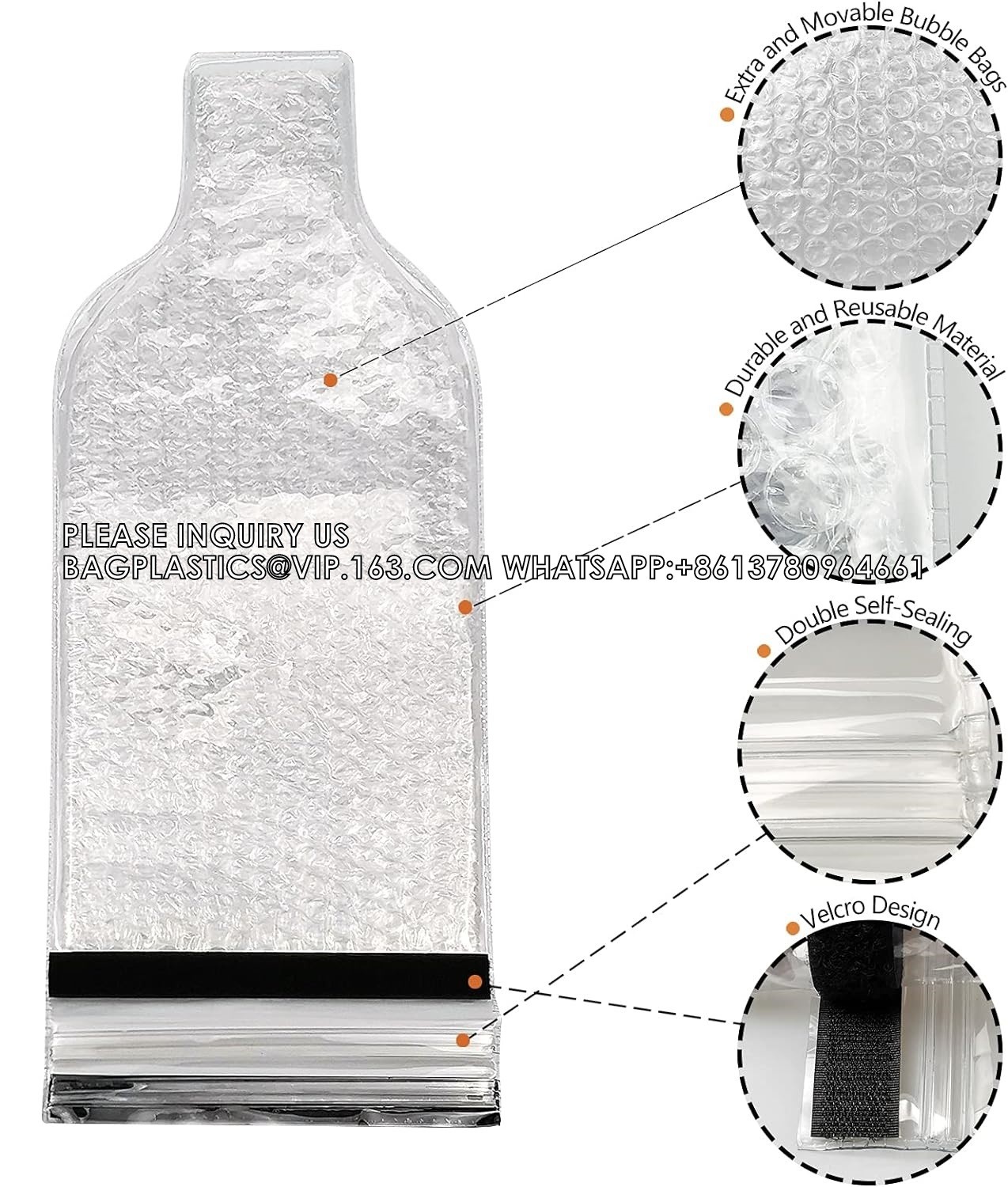 Wine Bottle Protector Bags, Wine Bags Travel, Wine Travel Protector,Leakproof Wine Travel Sleeve Case Wine Carriers