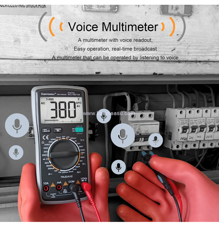 Kaemeasu 02S Professional Digital Multimeter True RMS Meter OEM ODM