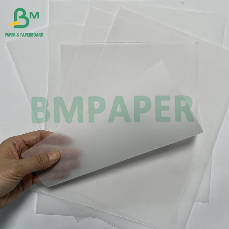93gsm Smooth Easy Visible Through Recyclable Transparent Paper