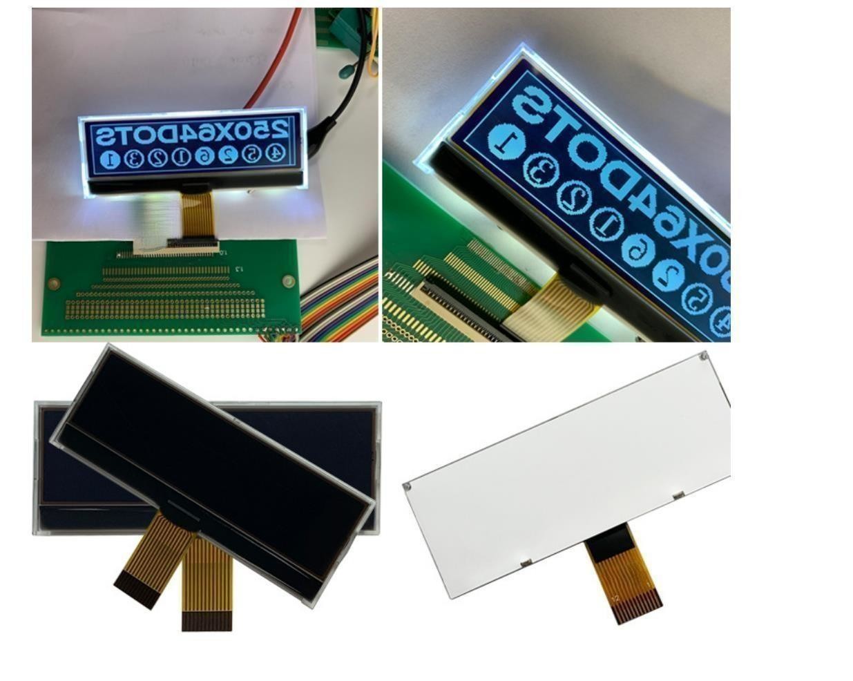 3.5 Inch DFSTN Lcd Display Module 256x64 Dots Driving ICST75256,1/64D,1/9B