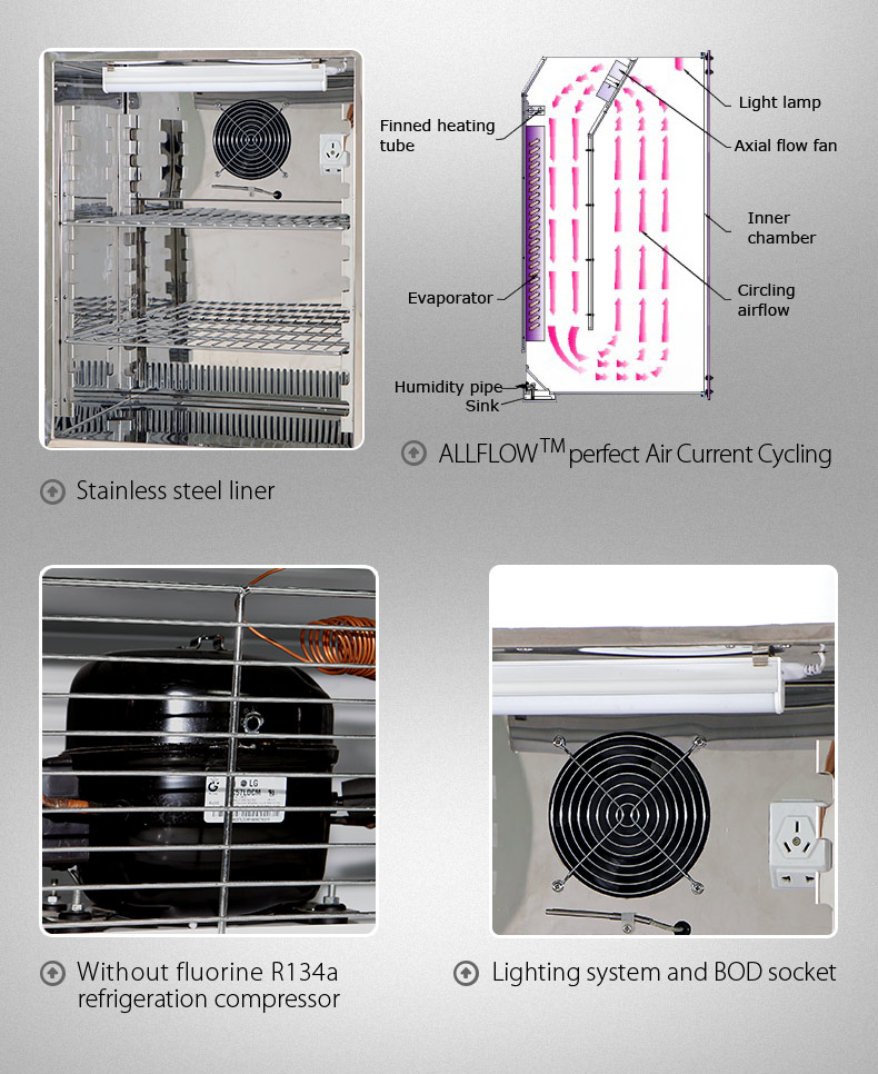 Lab Automatic Thermostatic Incubator Constant Temperature Biological Incubators