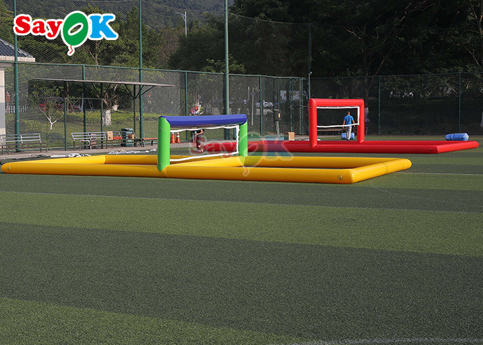 Airtight Inflatable Volleyball Field Pool 0.9mm PVC Water Volleyball Court Blow Up Water Toys For Sport Water Games