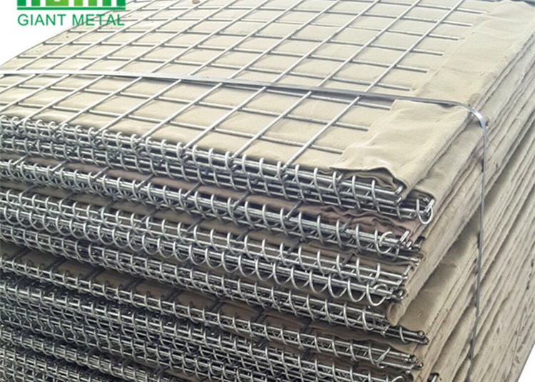 Galvanized Welded Mesh Fence Hesco Wall System 4mm Diameter 1530mm Height