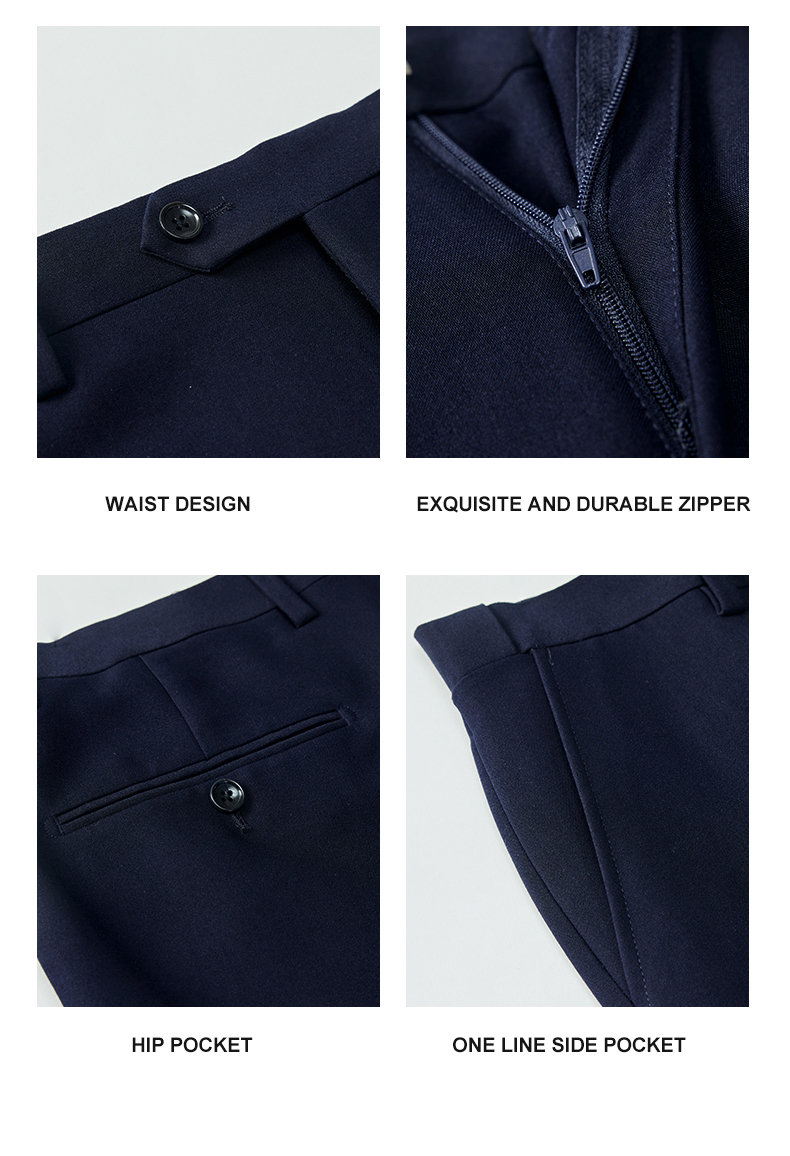 TR Fabric Custom Men's Suit Slim Fit Business Casual Formal Wear for Wedding Dress