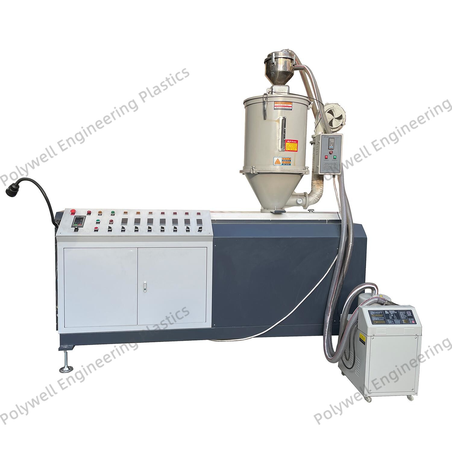 PA66 GF25 Plastic Extrusion Line Machine Granules Processing Thermal Break Strips 380V