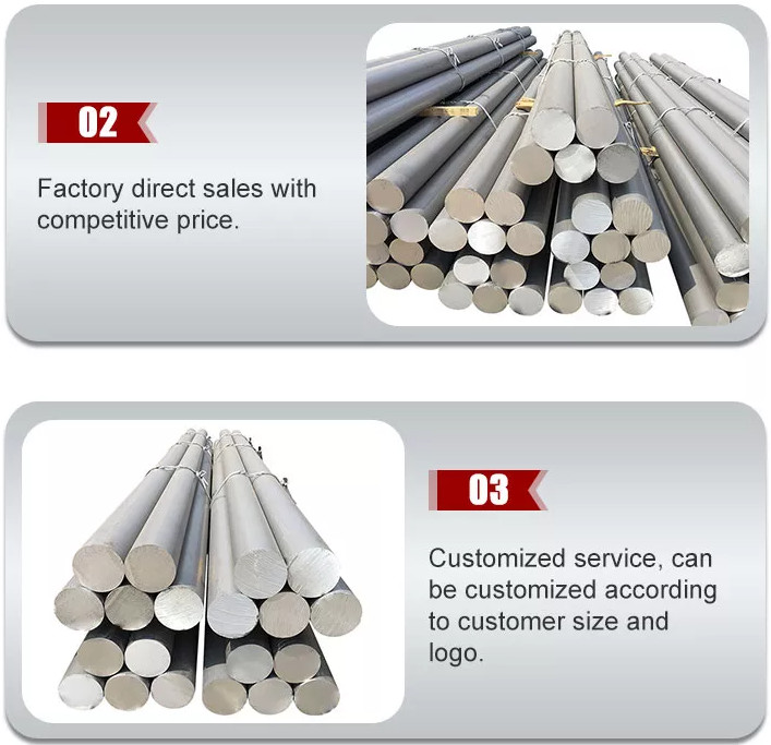 AISI 3102 3003 Aluminum Round Bar 6mm 8mm 10mm Aluminium Rod