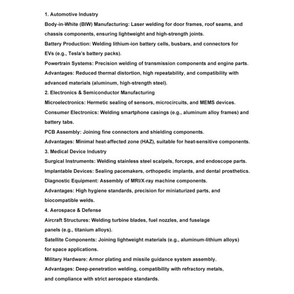 Modular Robotic Laser Welding System for Easy Future Expansion and Upgrade