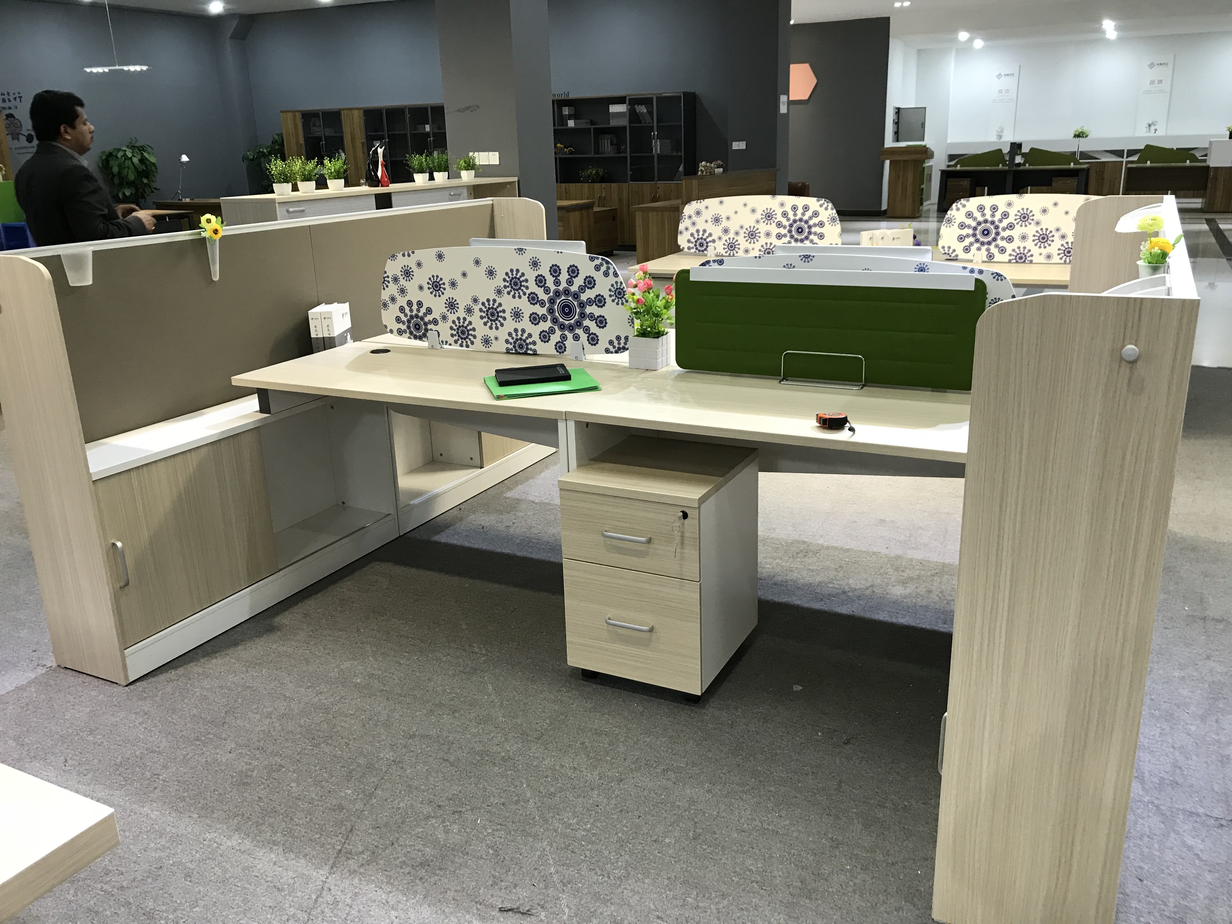 Call Centre Cubicle Office System Furniture Linear Open Office Workstation