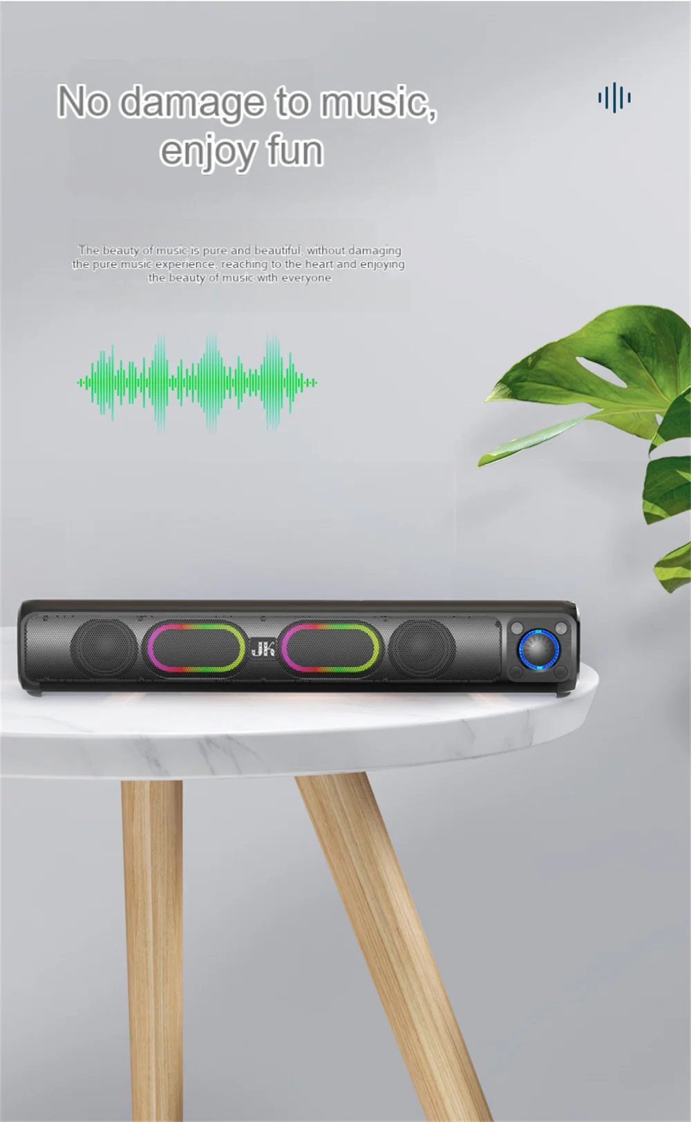 Computer Surround Sound Subwoofer Speaker for High Power TV USB Wired Sound Box System