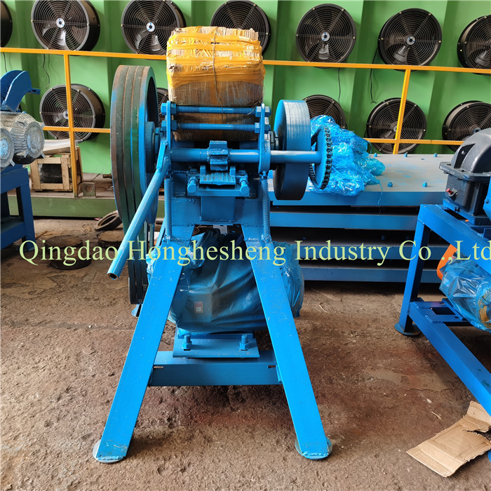 15kw 420r/ Min 200mm Used Tire Cutting Machine Tyre Block Cutting Machine Lump Cutter
