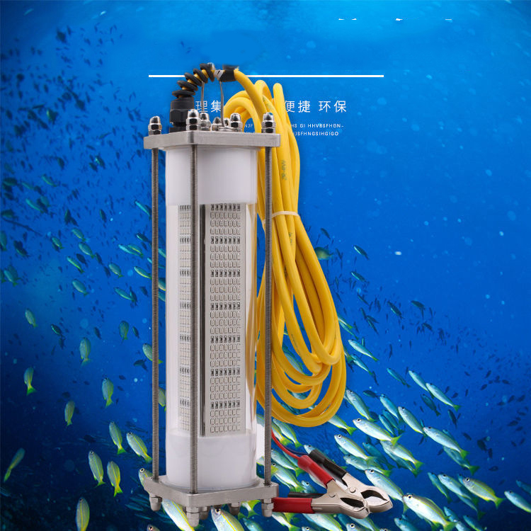 Underwater Lure Fishing Light with 240W High Power and Water Flow Heat Dissipation