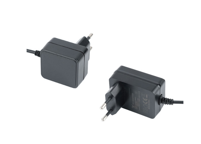 Black Interchangeable Plug Adapter 60w Max Power DC Jack 2.1*5.5 AU EU US UK Version