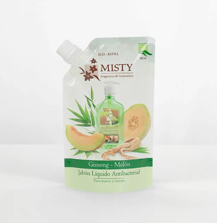 Custom High-Capacity Packaging For Liquid Detergent Standing Bag With Corner Spout Plastic Pouches