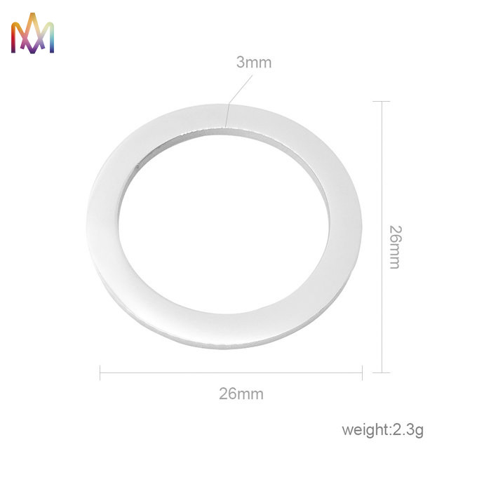 OEM No Fade 10pcs / Lot Round DIY Metal Charms