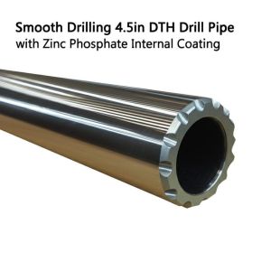 China Smooth Drilling 4.5in DTH Drill Pipe with Zinc Phosphate Internal Coating on sale