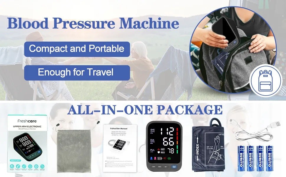 CE ISO Automatic Check Ambulatory Digital Blood Pressure Monitor Arm Style